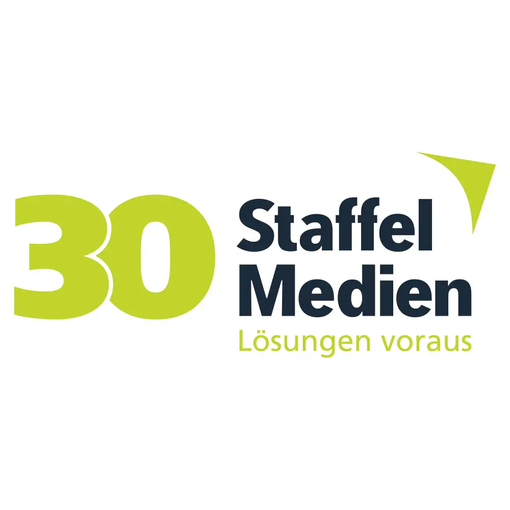 Staffel Medien AG 30 Jahre Jubiläum Logo