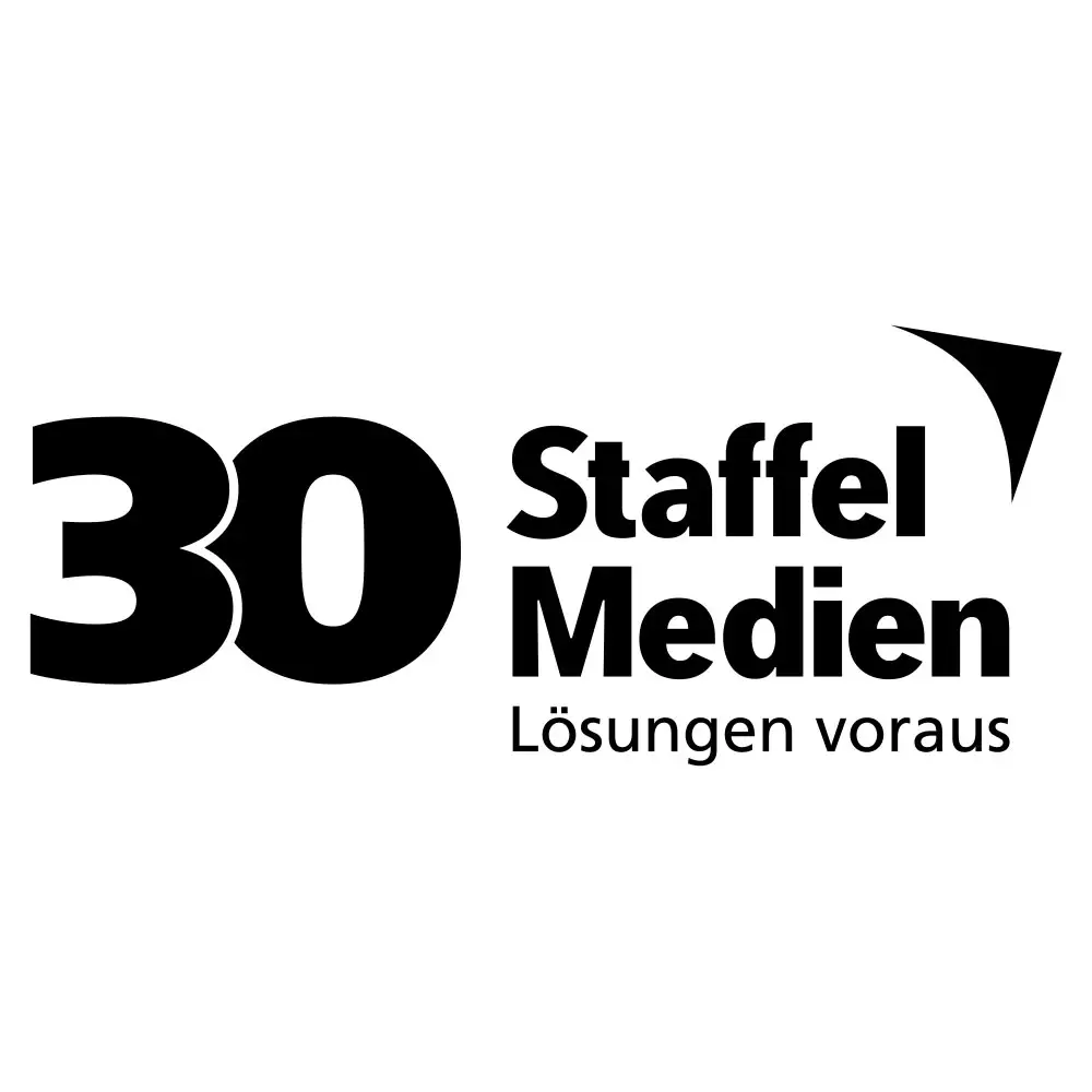 Staffel Medien AG 30 Jahre Jubiläum Logo