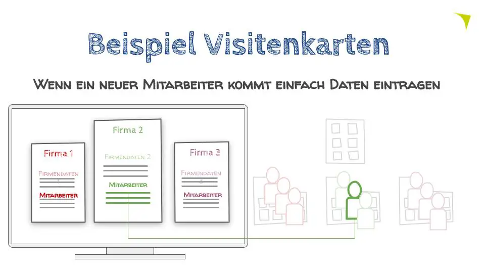 Web to Print Business: Beispiel Visitenkarten für neuen Mitarbeiter