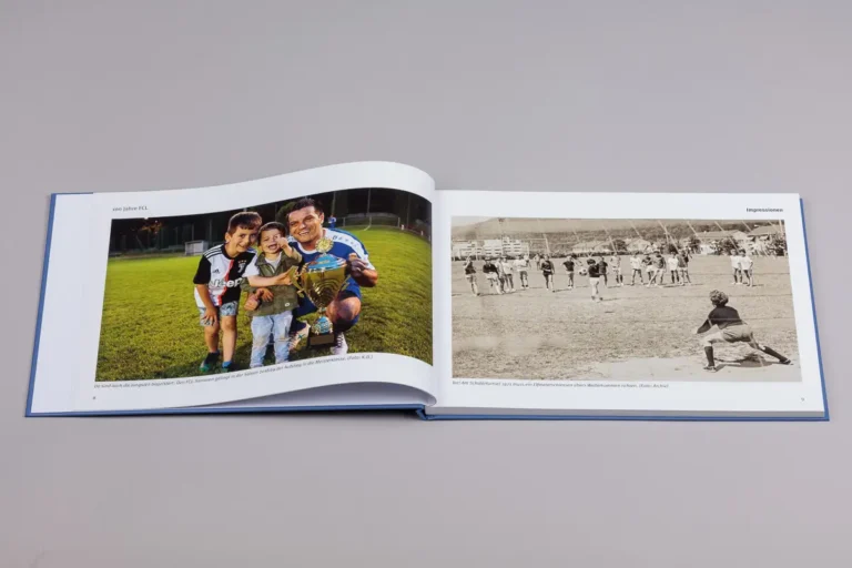 Gedrucktes Buch zum 100 Jährigen Jubiläum vom FC Langnau