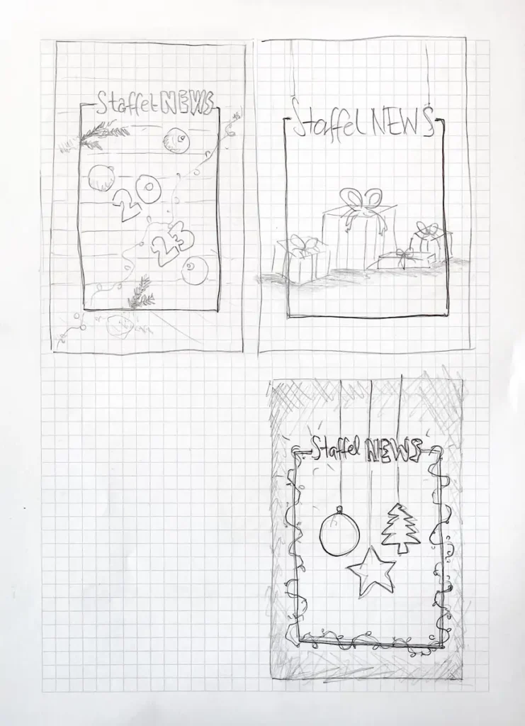 StaffelNews Titelseite sketch