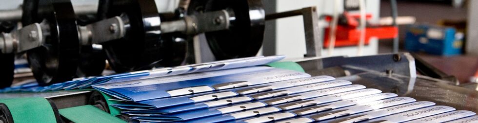 Weiterverarbeitung von Druckprodukten